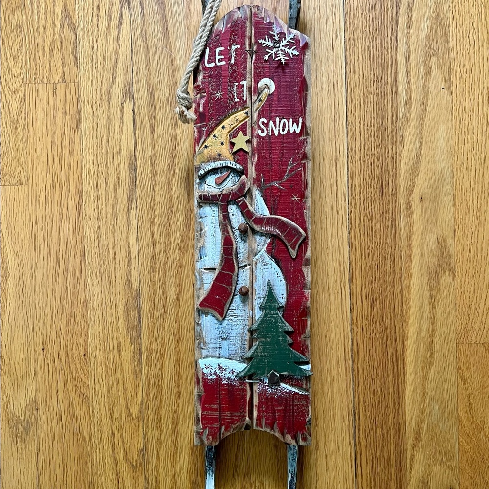Christmas sleigh for home or office decor🛷